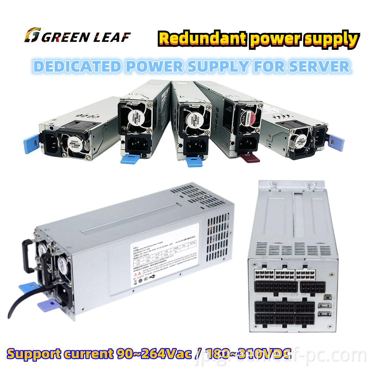 Ac 100-240v Hot Plug Server Power Supplies